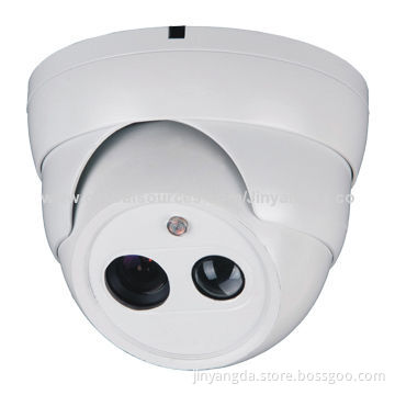 IR Array Dome Night-vision Outdoor Security Camera with 600TVL Resolution